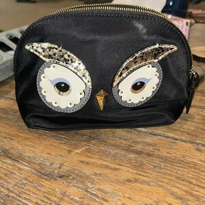Kate Spade Owl makeup bag